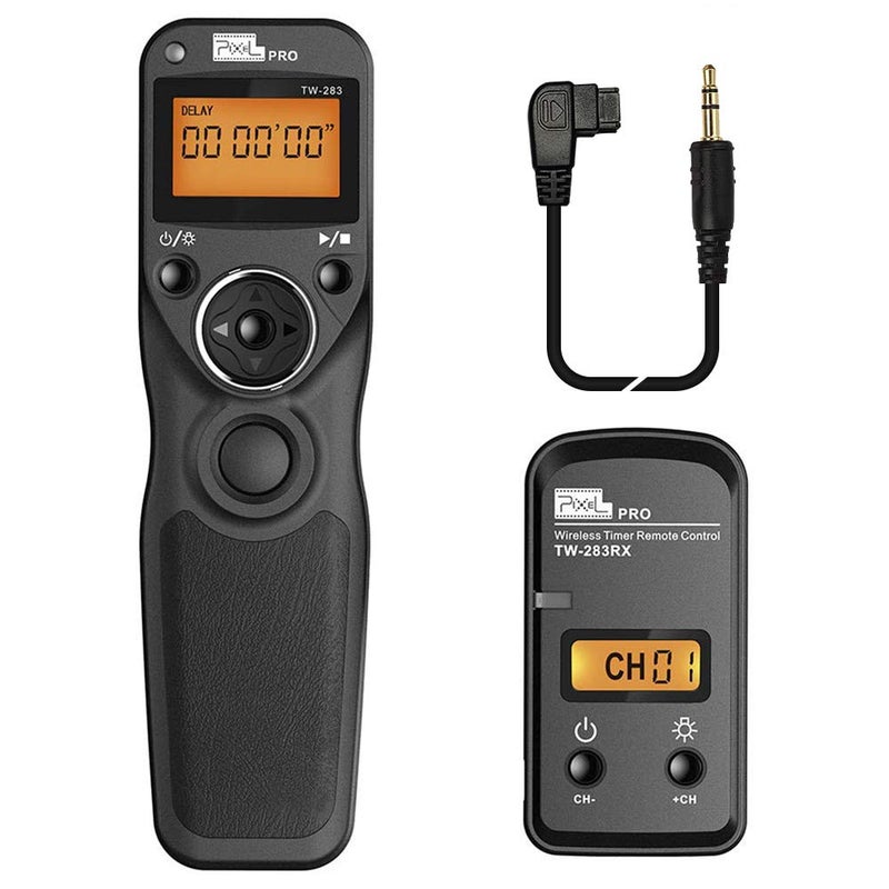 Pixel Remote Shutter Release Compatible for Sony, PIXEL TW-283 S1 Wireless Remote Release Cable Timer Remote Control Compatible for Sony Cameras - Image 1